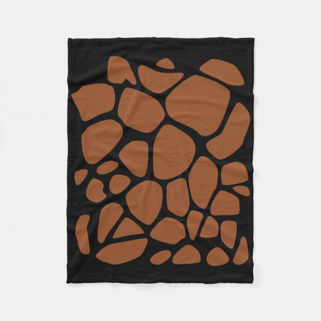 Giraffe Print Easy Diy Halloween Costume  Fleece Blanket (Front)