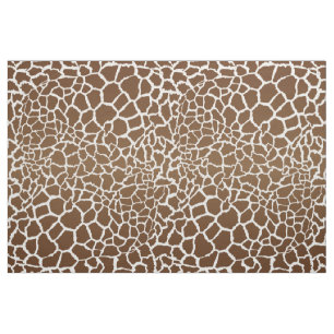 Giraffe print fabric