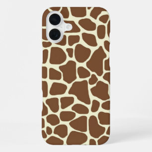 Giraffe Print iPhone 16 Plus Case