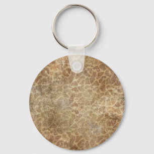 giraffe print key ring