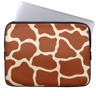 Giraffe Print Laptop Sleeve