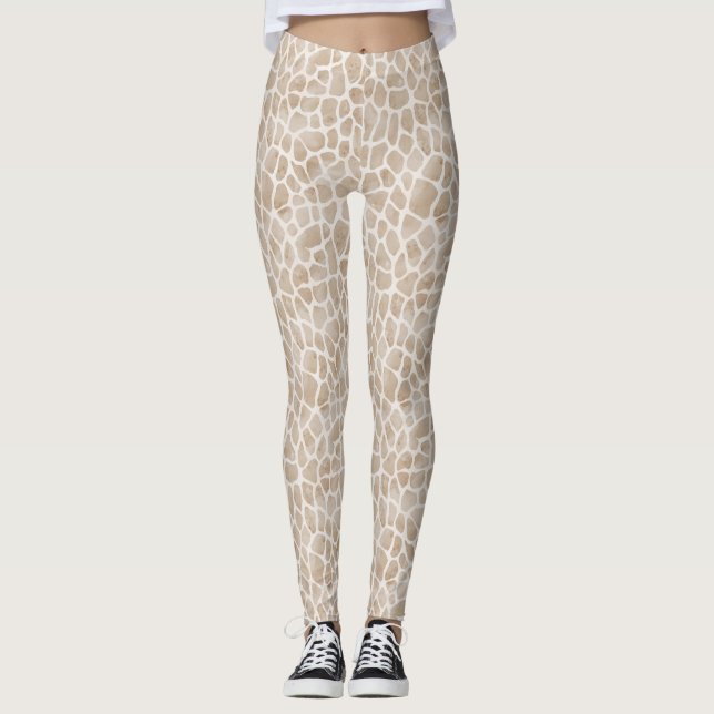Giraffe Print Leggings (Front)