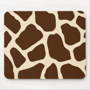 Giraffe Print Mouse Pad