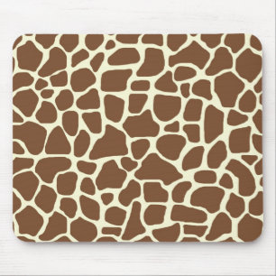 Giraffe print mouse pad