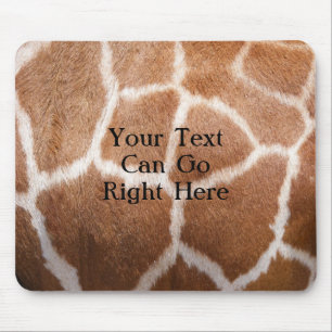 Giraffe Print Mousepad