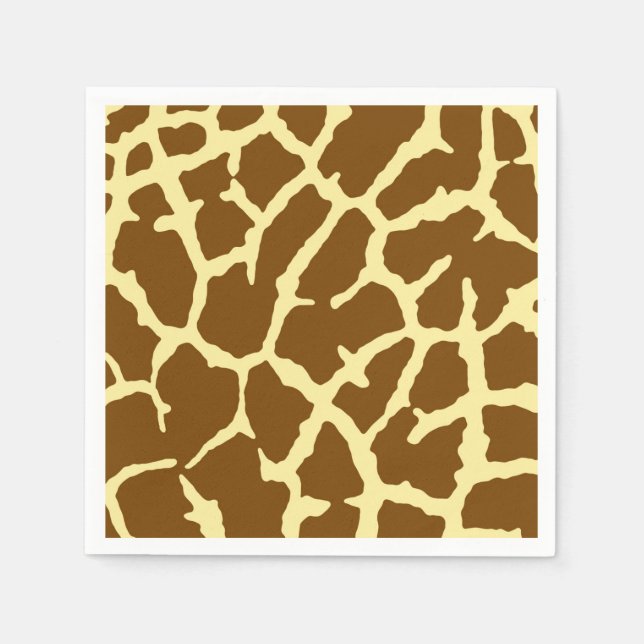 Giraffe Print Napkin (Front)