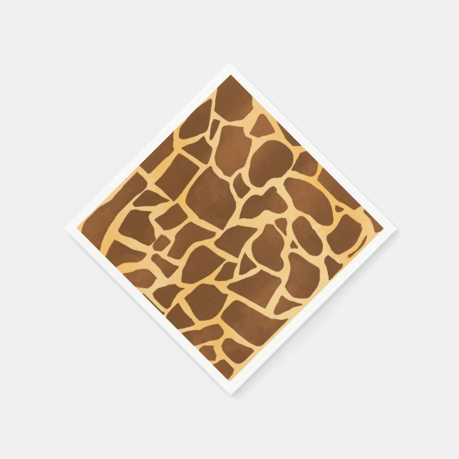 Giraffe Print Napkins (Corner)