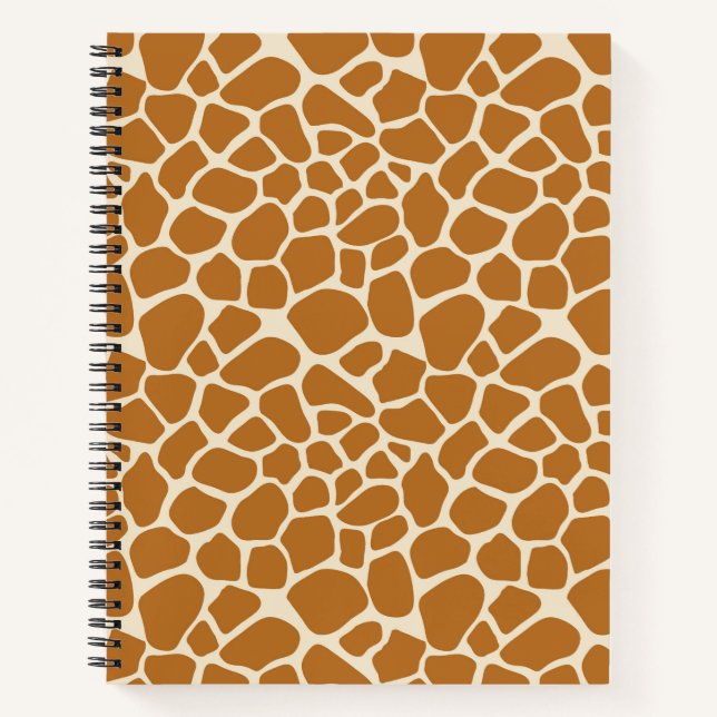 Giraffe Print Notebook (Front)