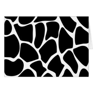 Giraffe Print Pattern. Animal Print Design, Black