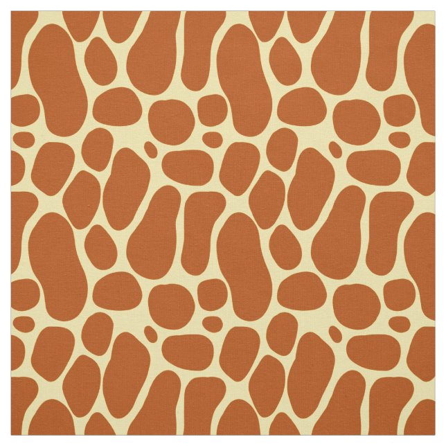 Giraffe Print Pattern Fabric (Swatch)