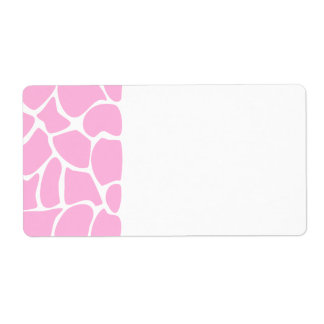Giraffe Print Pattern in Candy Pink.