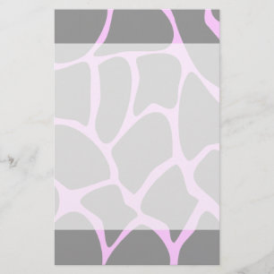 Giraffe Print Pattern in Grey.