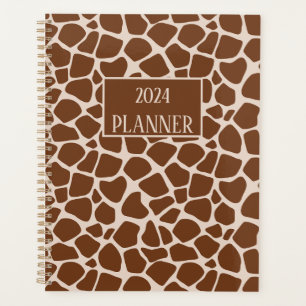 Giraffe Print Pattern Planner