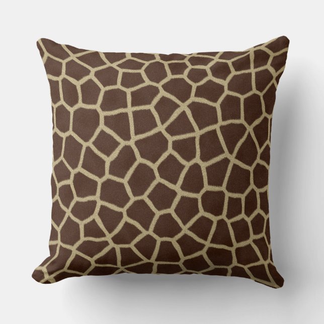giraffe print pillow (Front)