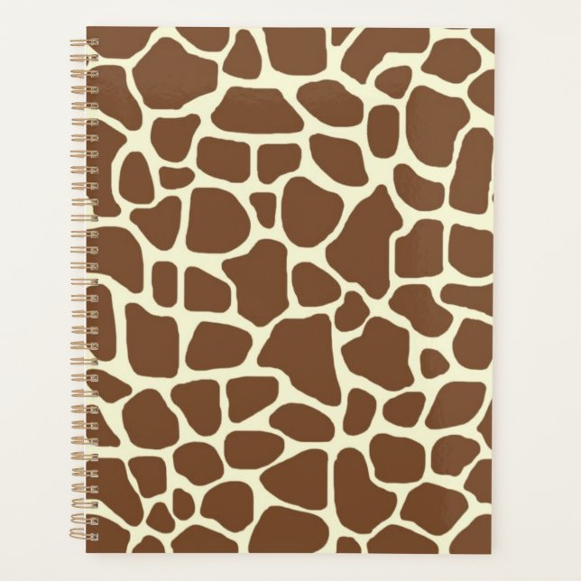 Giraffe print planner (Front)