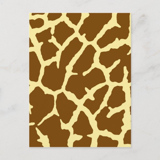 Giraffe Print Postcard (Front)