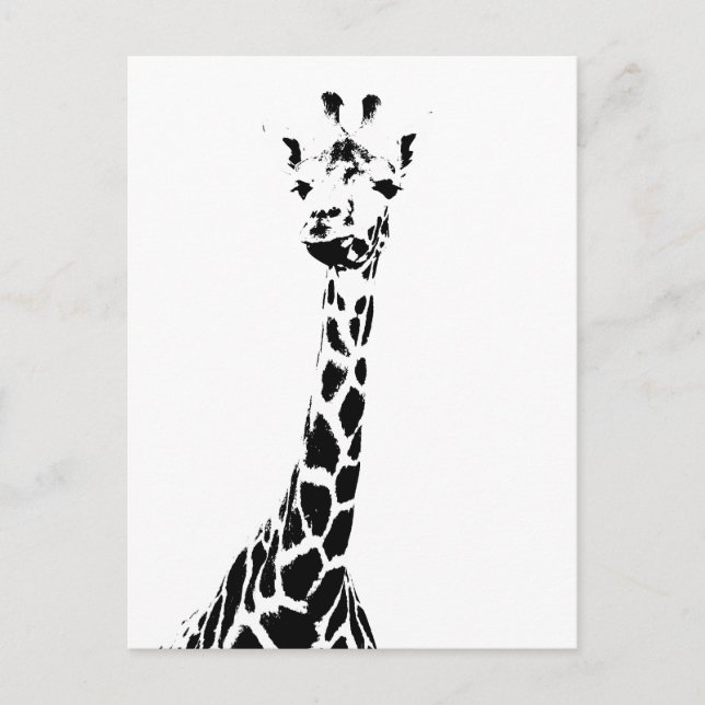Giraffe Print Postcard (Front)