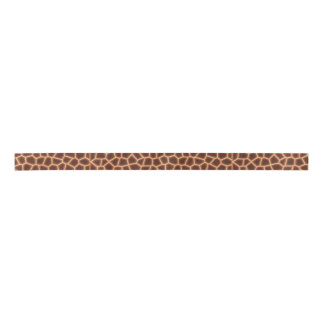 Giraffe Print Satin Ribbon