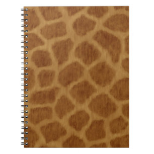 Giraffe Print Spiral Notebook