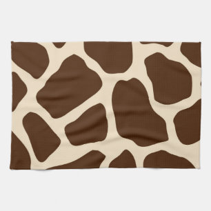 Giraffe Print Tea Towel