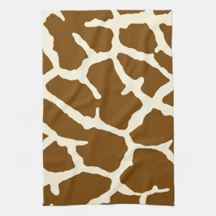 Giraffe Print Tea Towel