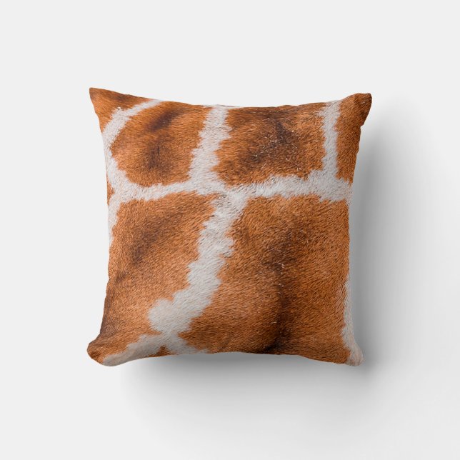 Giraffe print texture cushion (Front)