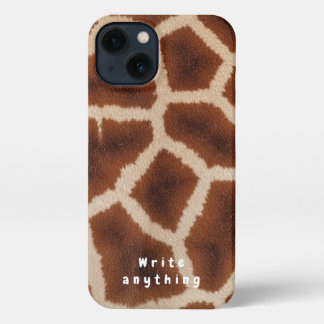 Giraffe Print Texture Phone Case – Safari Chic 