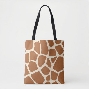 Giraffe Print Tote Bag