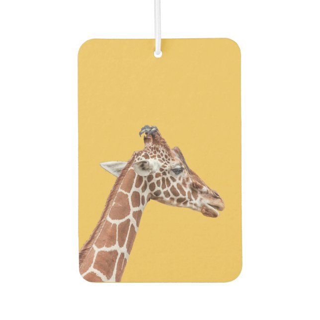Giraffe profile car air freshener (Front)