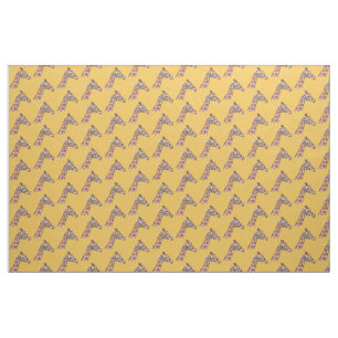 Giraffe profile fabric