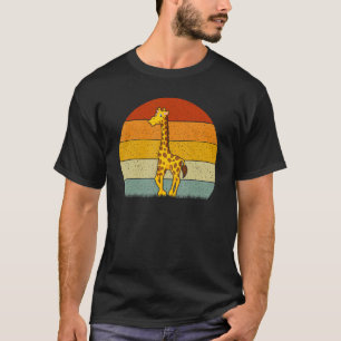 Giraffe  Retro Style Vintage T-Shirt