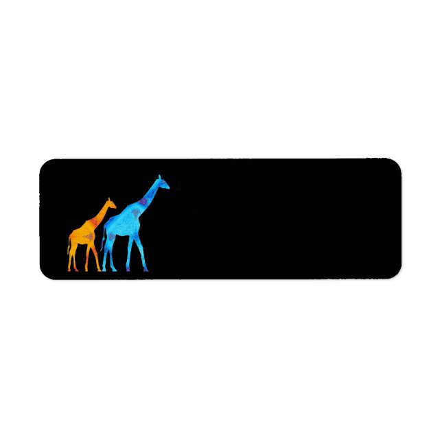 Giraffe Return Address Label (Front)
