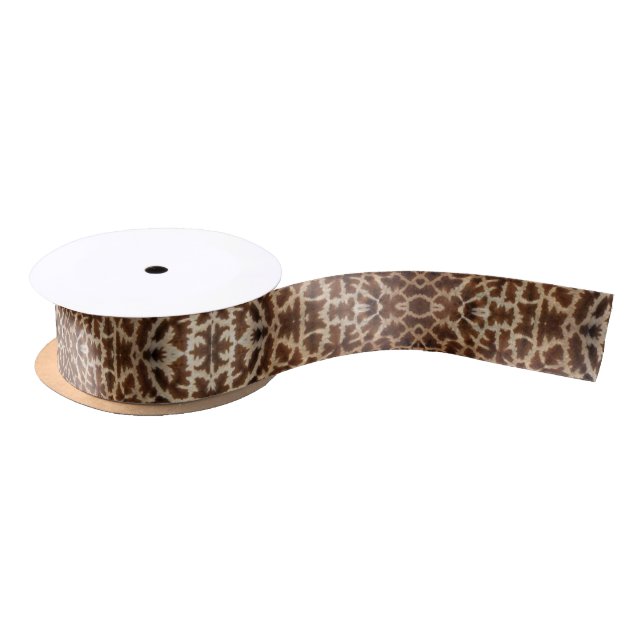 Giraffe Ribbon Satin Ribbon (Spool)