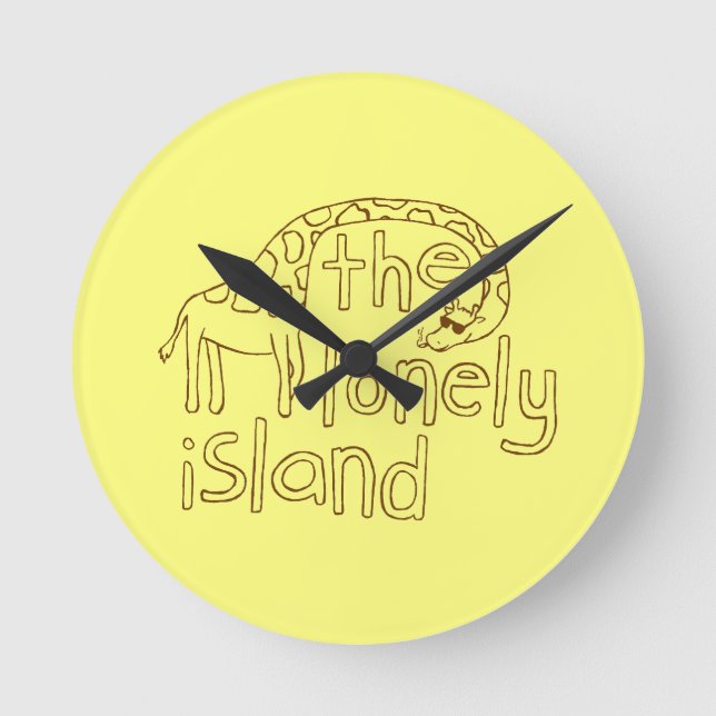 Giraffe Round Clock (Front)