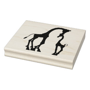 Giraffe Rubber Stamp
