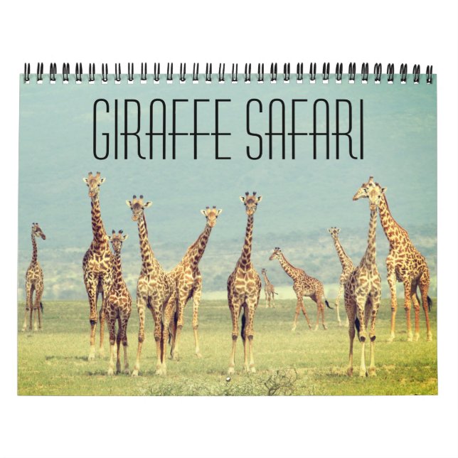 giraffe safari 2027 calendar (Cover)