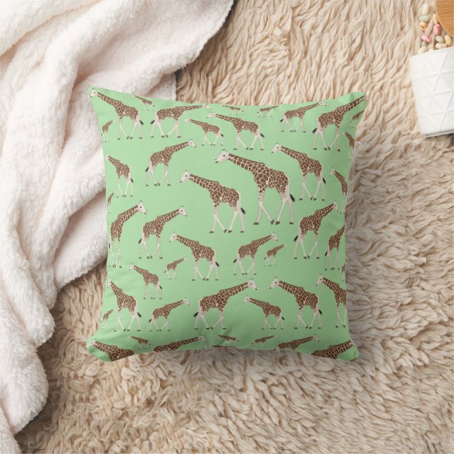 Giraffe Safari Animal Cushion (Blanket)