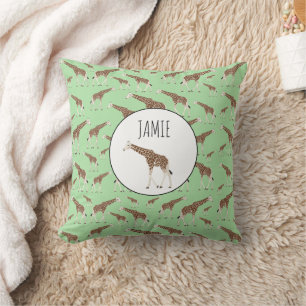 Giraffe Safari Animal Cushion