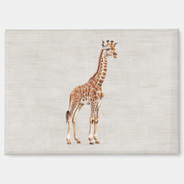 Giraffe Safari Animal Magnet (Front)