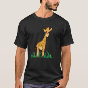 Giraffe Safari Savannah Africa Cute Giraffe Long N T-Shirt