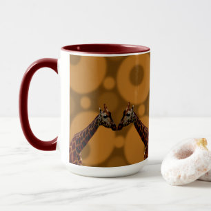 Giraffe Self Reflection, Mug