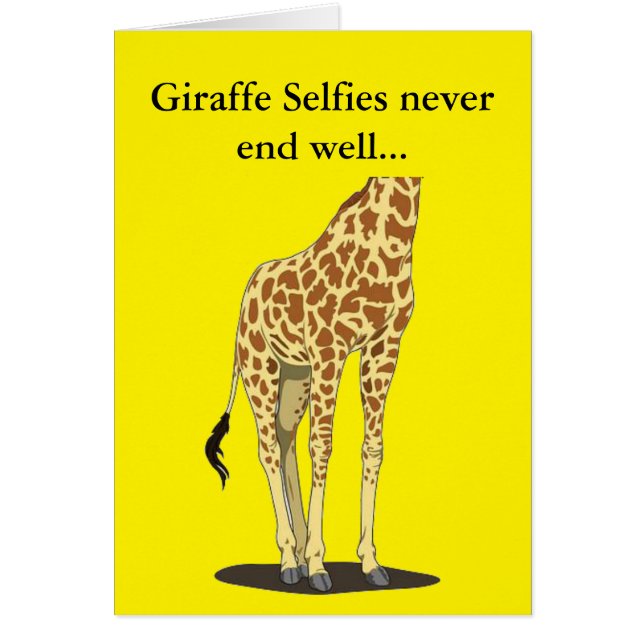 Giraffe Selfies (Front)