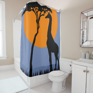Giraffe Shower Curtain