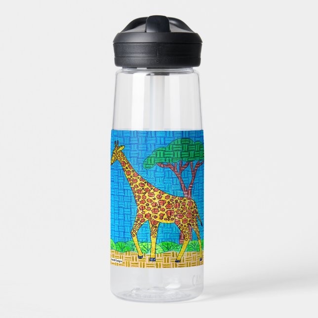 Giraffe (single) - Water Bottle (Front)