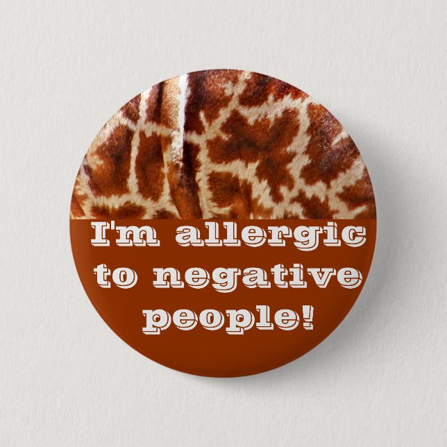 Giraffe Skin_ 6 Cm Round Badge (Front)