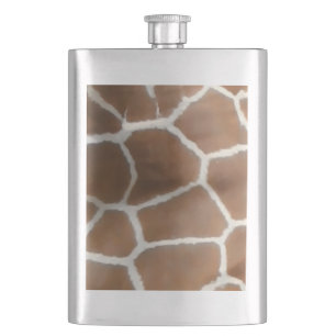 GIRAFFE SKIN HIP FLASK