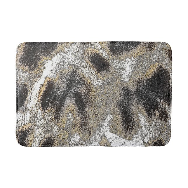 GIRAFFE SKIN PATTERN BATH MAT (Front)