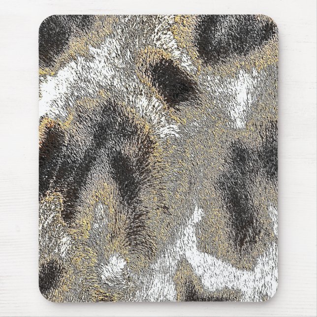 GIRAFFE SKIN PATTERN MOUSE PAD (Front)