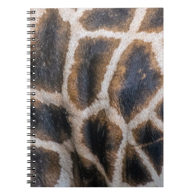 Giraffe skin pattern notebook (Front)