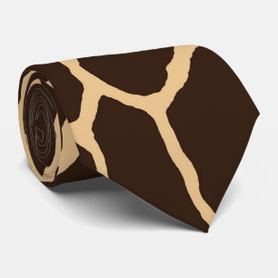 Giraffe Skin Pattern Tie